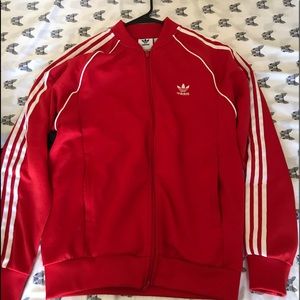 Men's adidas track jacket large